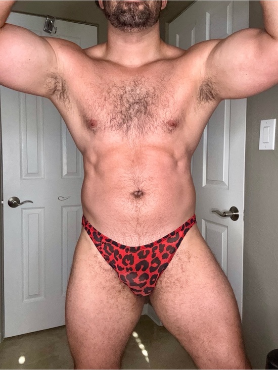 Modus Vivendi Other - MODUS VIVENDI Men's Red Leopard Print Briefs - Bold Stretch Support